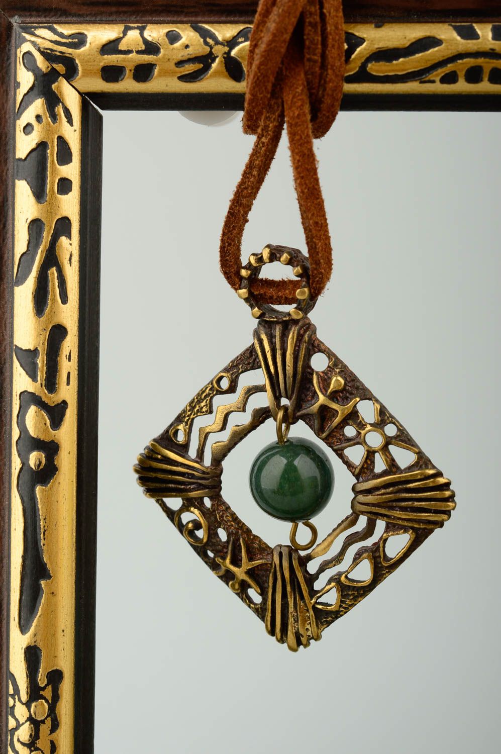 Украшение ручной работы бижутерия подвеска украшение из бронзы оригинальное фото 1