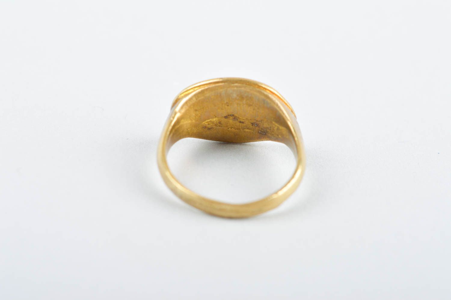 Украшение ручной работы необычное украшение из металла кольцо из латуни фото 4