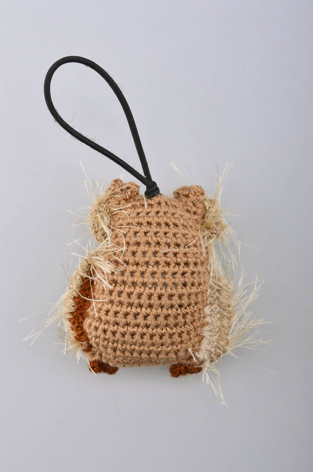 Handmade crocheted keychain soft toy present for friend handmade stuffed toy photo 3