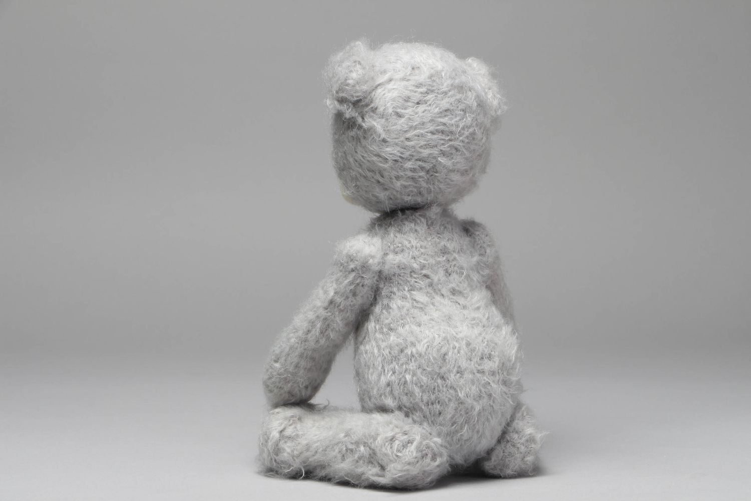 Soft crochet toy Bear Gray photo 3