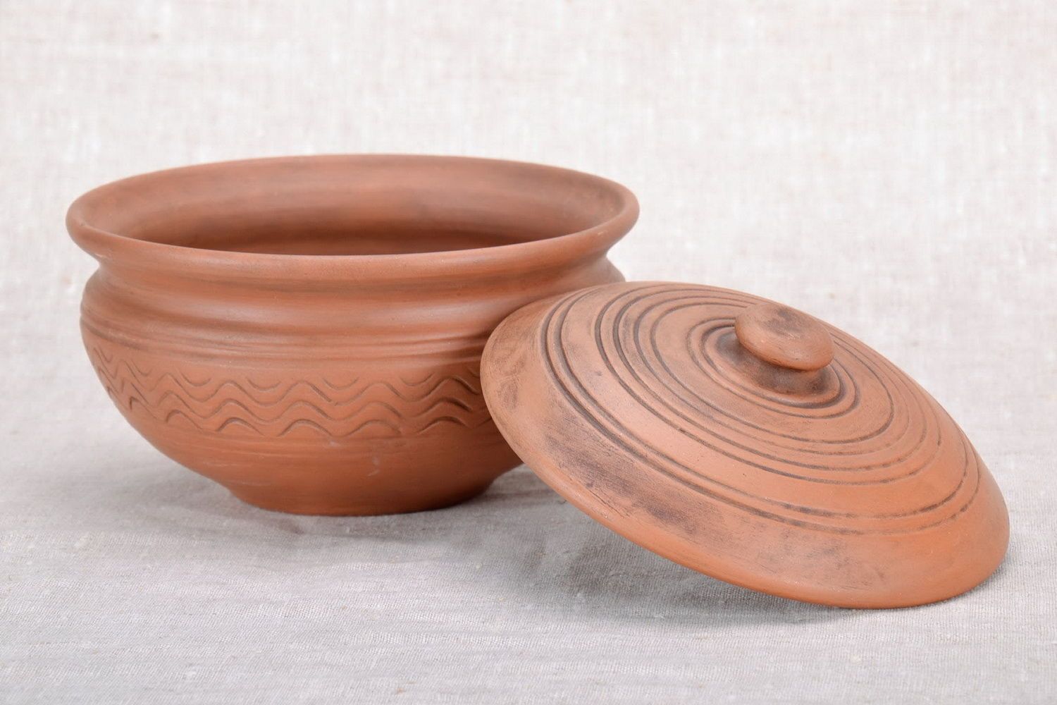 Keramik-Topf mit Deckel foto 4