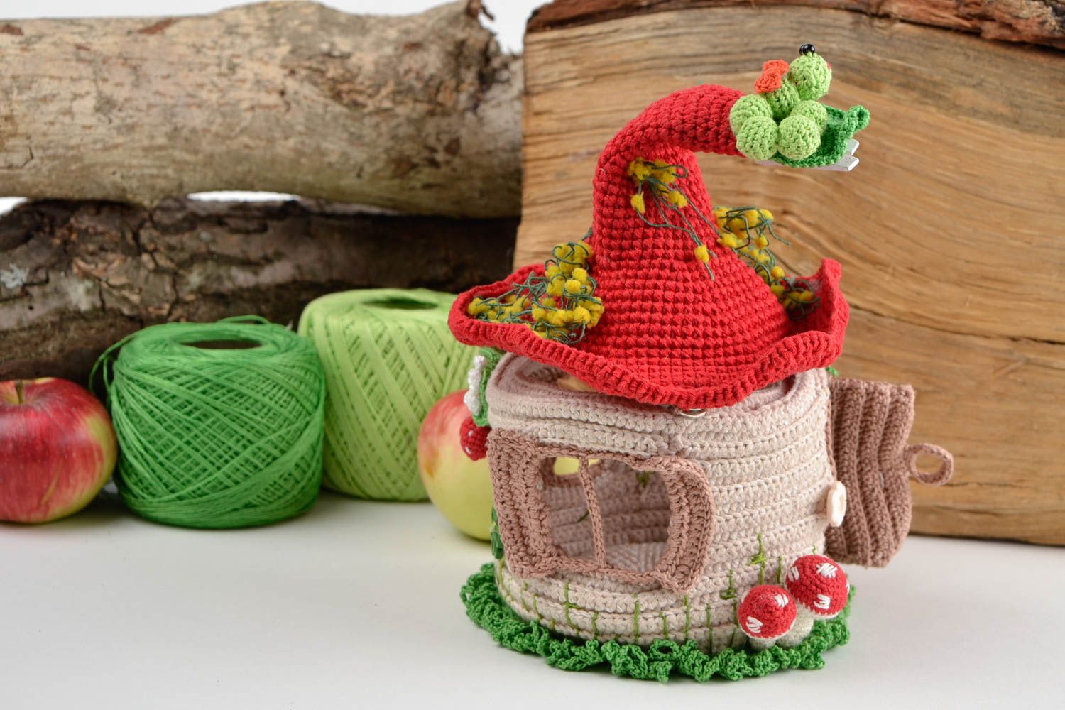 Juguete de peluche hecho a mano muñeco tejido al crochet regalos para niños foto 1