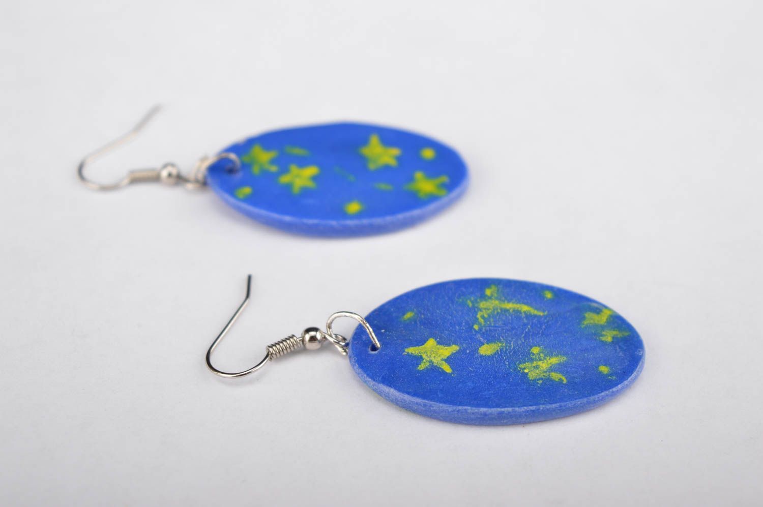 Stylish handmade earrings plastic dangle earrings modern jewelry gift ideas photo 4