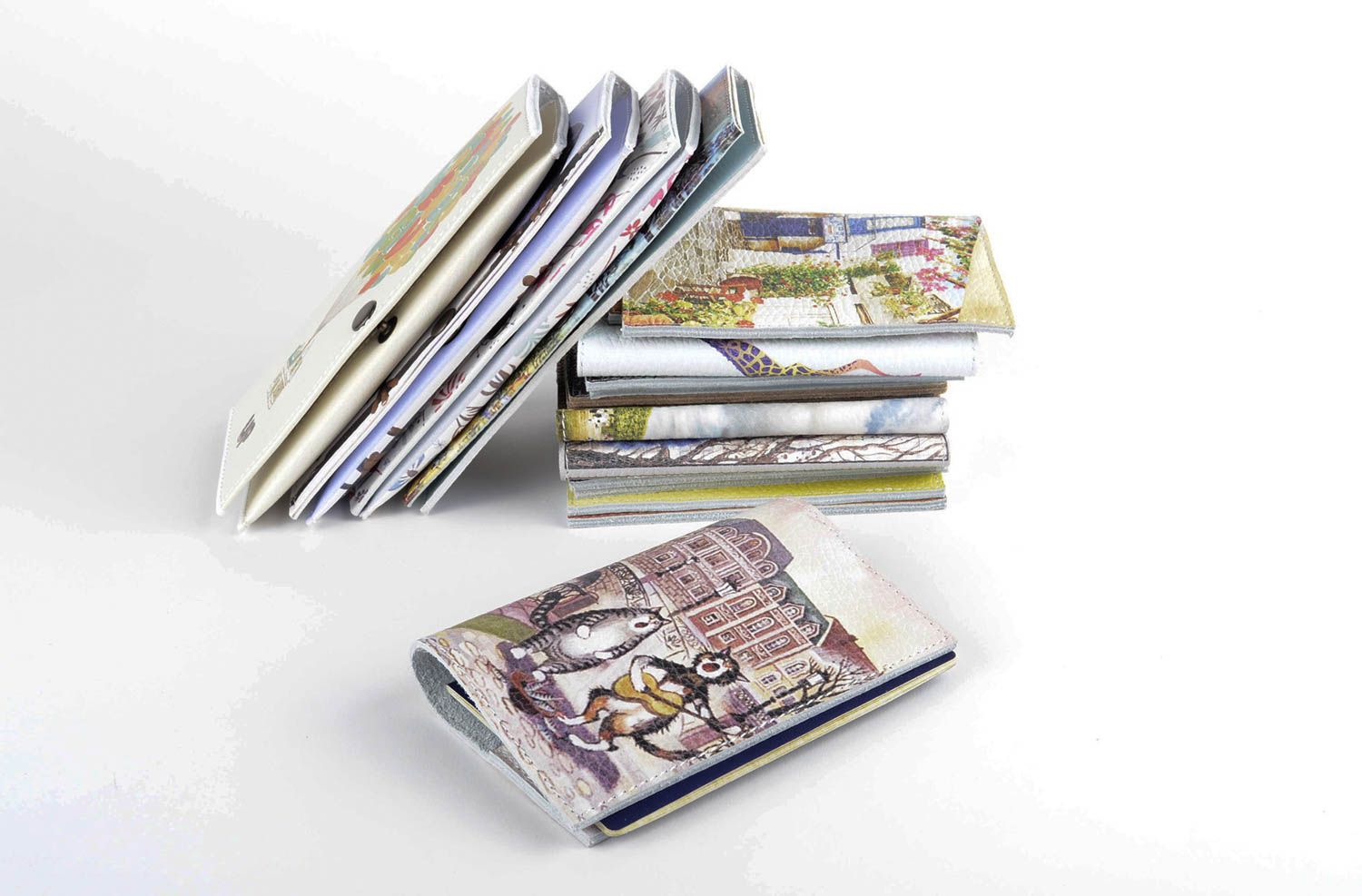 Reisepass Hülle handgeschaffen Designer Passhülle stilvoller Reisepass Umschlag foto 4