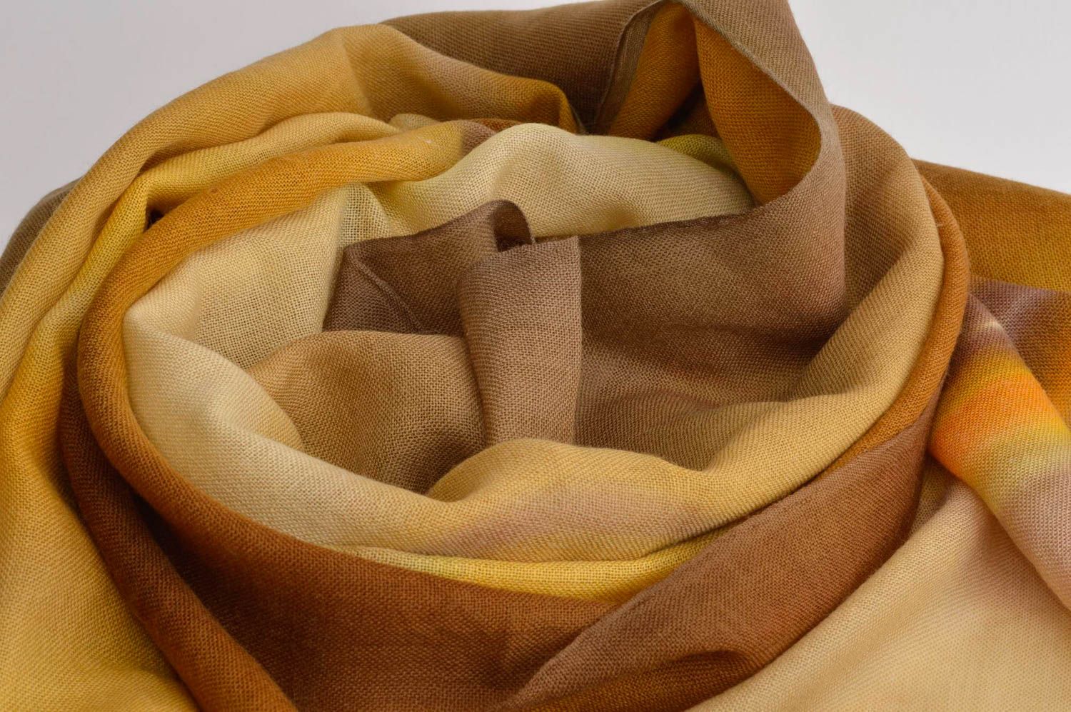 Bufanda de moda hecha a mano pañuelo de seda natural accesorio para mujer foto 4