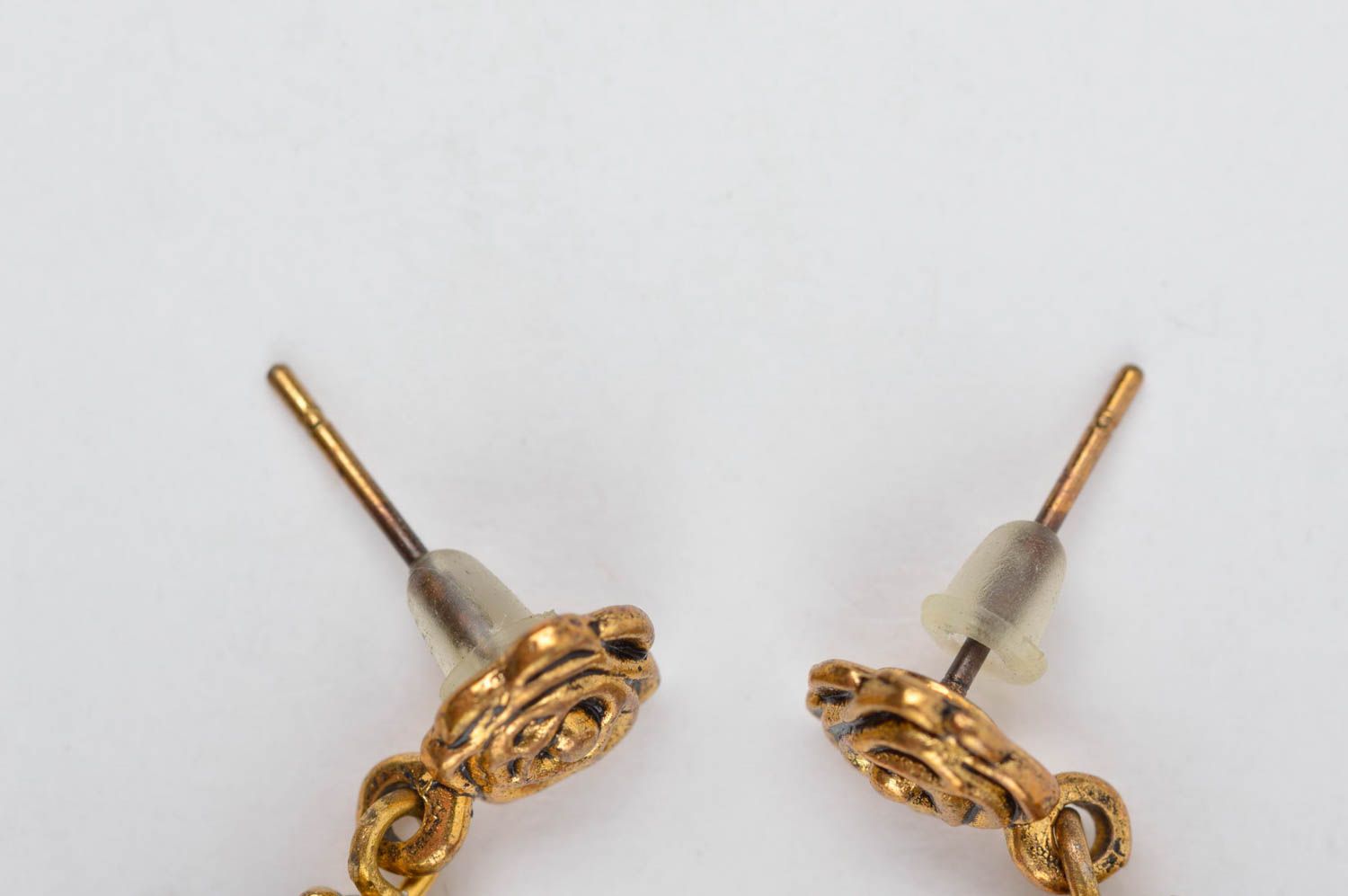 Handmade glass earrings lampwork jewelry glass accessories designer earrings photo 4