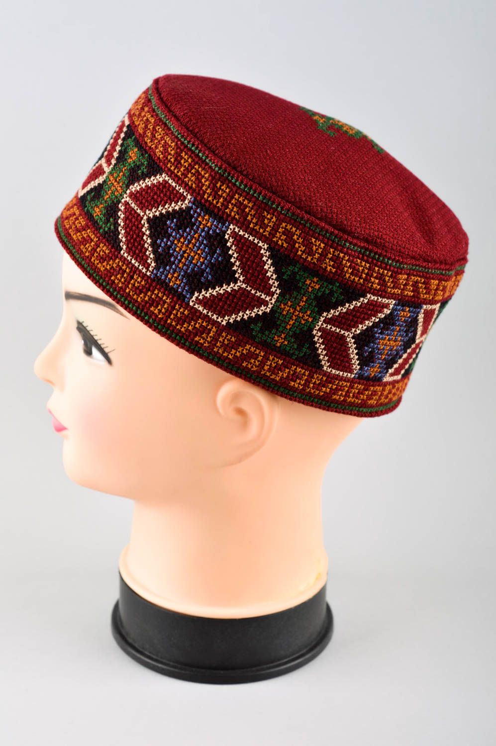 Handmade mens hat textile hat design warm headwear ideas fashion accessories photo 3