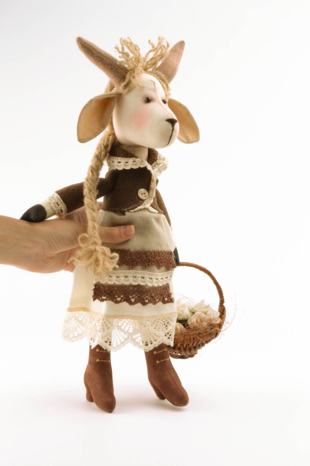 Textile toy Goat photo 5