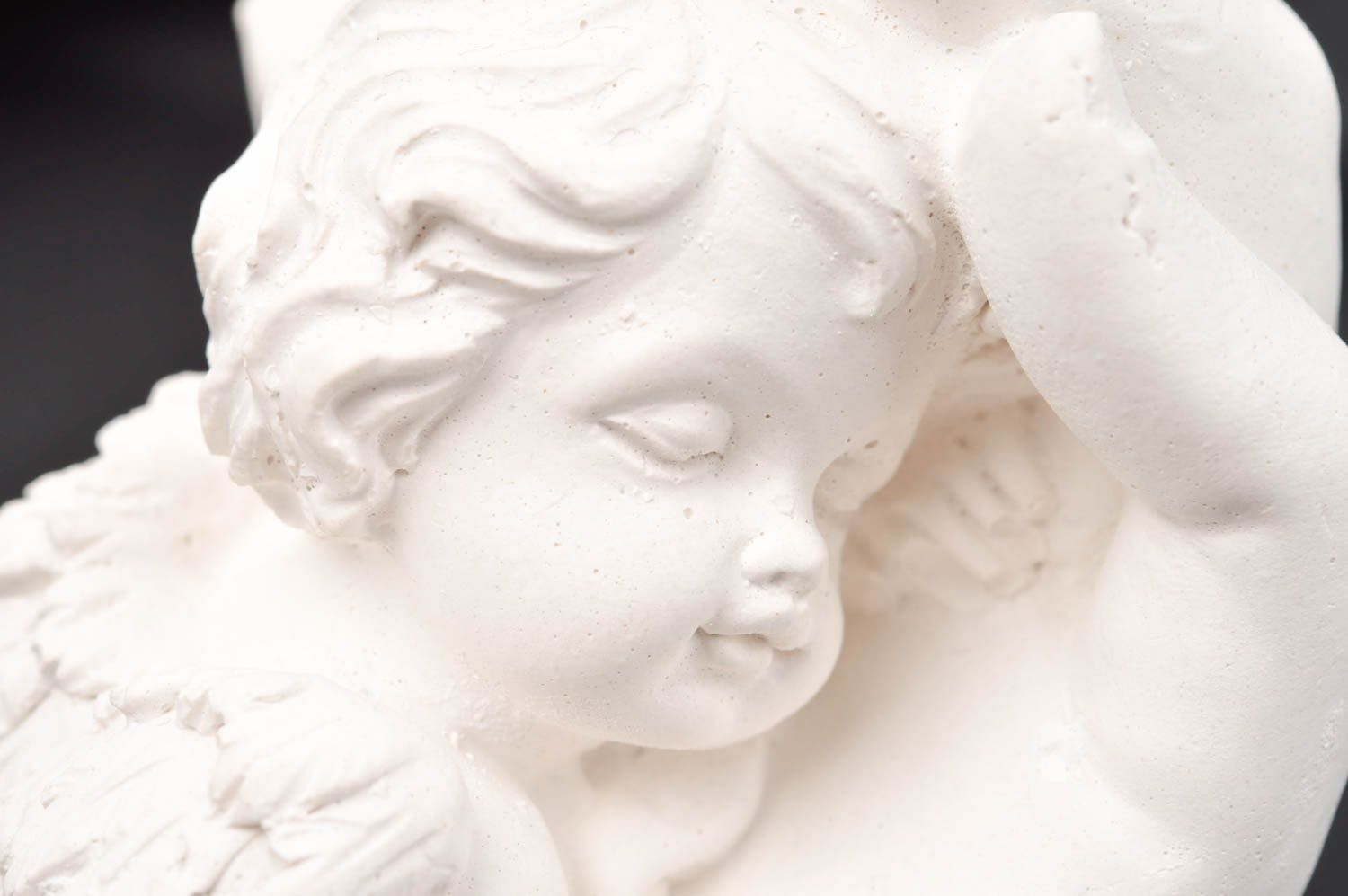 Figura de ángel de yeso hecha a mano figura decorativa decoración de casa foto 5