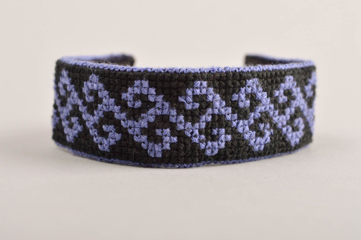 Unusual handmade textile bracelet ethnic bracelet fashion accessories for girls photo 3
