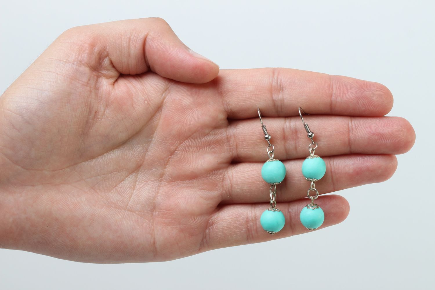 Handmade Ohrringe Accessoires für Frauen Damen Ohrringe Designer Schmuck blau foto 5