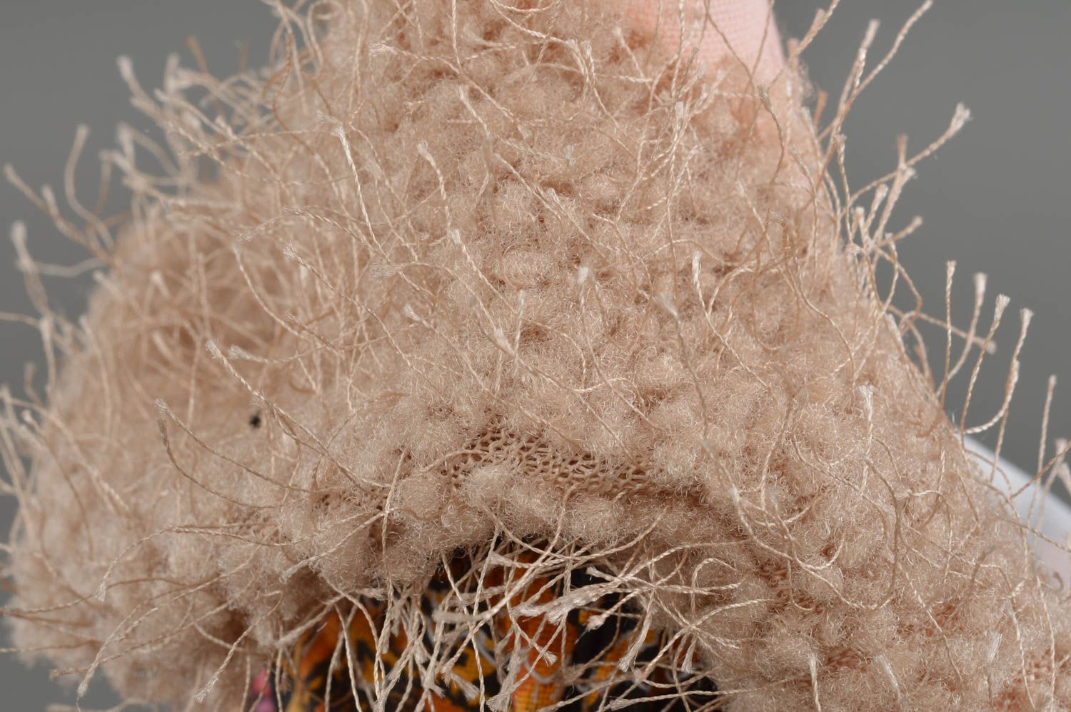 Juguete artesanal de tela de percal peluche para niños regalo original cabrita foto 5