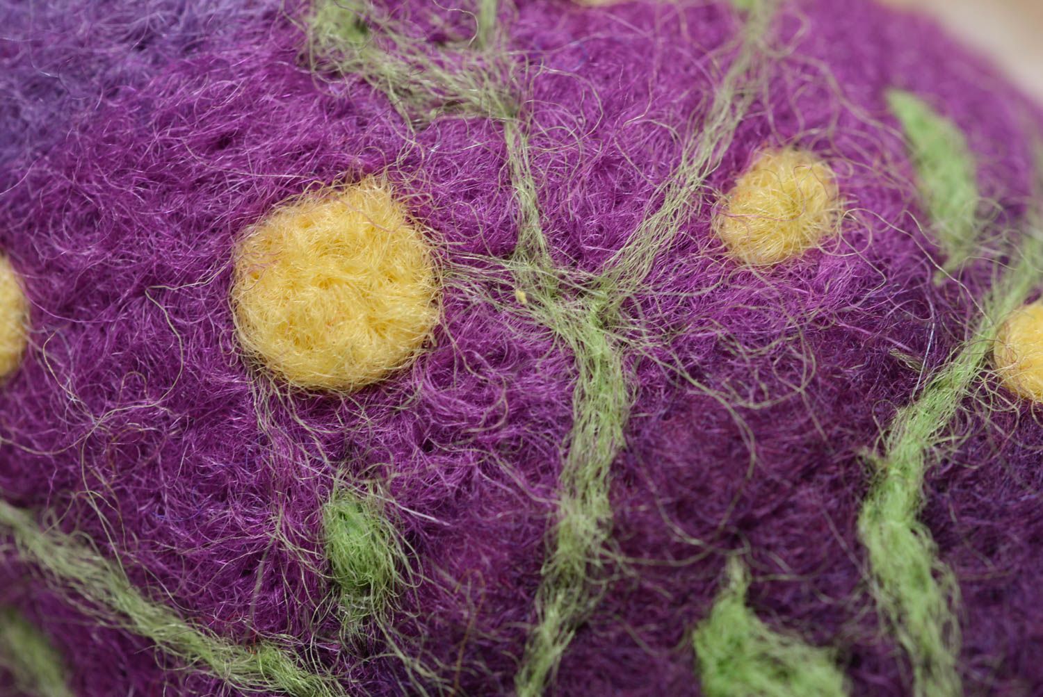 Poupée en laine Femme faite main technique de feutrage décoration Mère photo 5