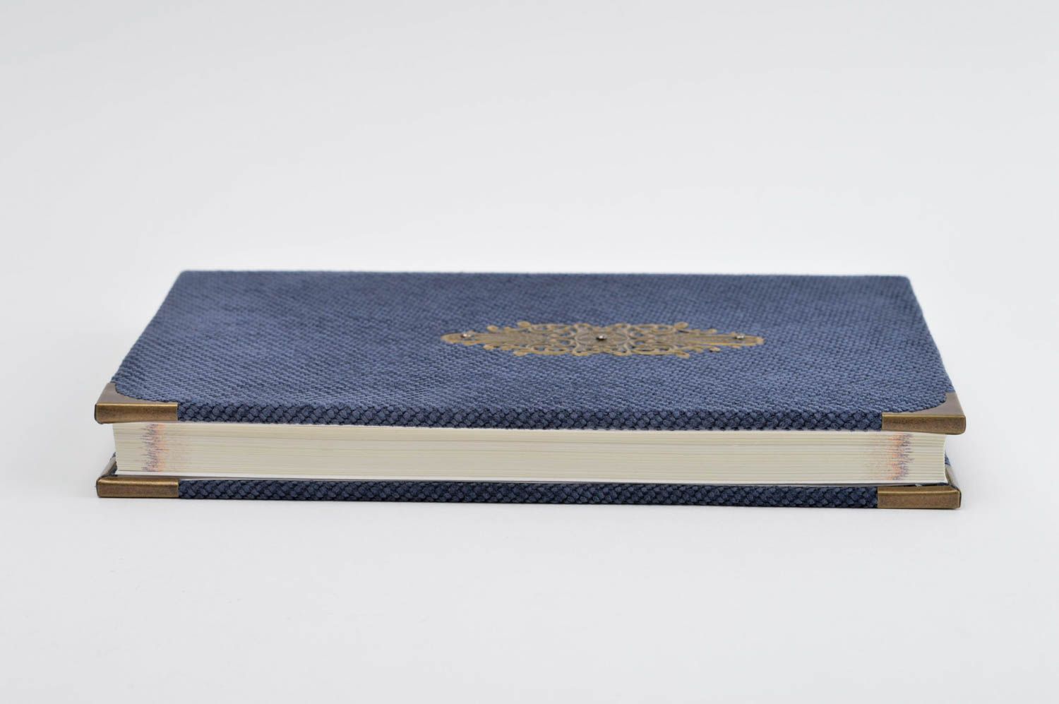 Designer Notizbuch handmade Geburtstag Geschenk Design Tagebuch in Blau stilvoll foto 2