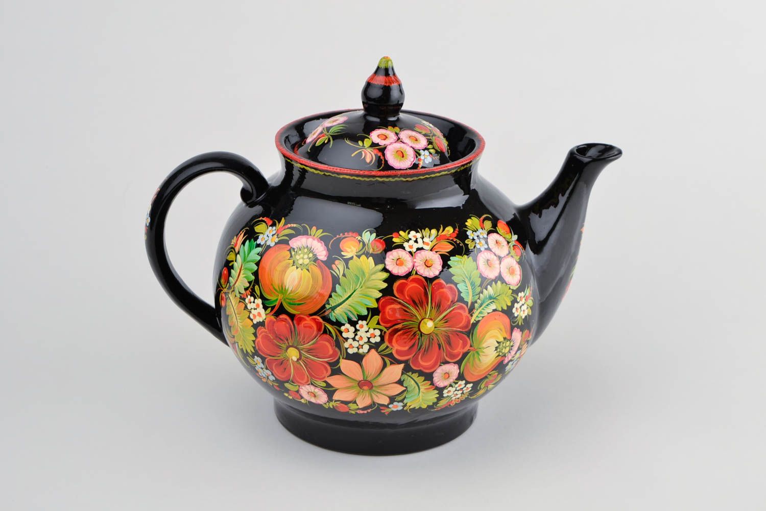 Stylish lovely kitchenware designer handmade teapot clay lovely home decor photo 3