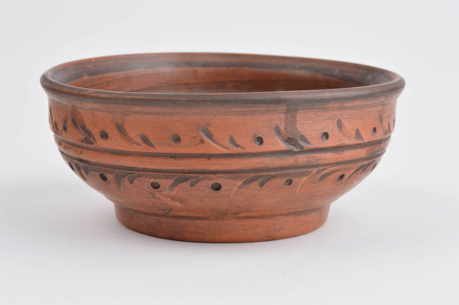 Beautiful handmade ceramic bowl pottery works kitchen supplies home goods photo 2