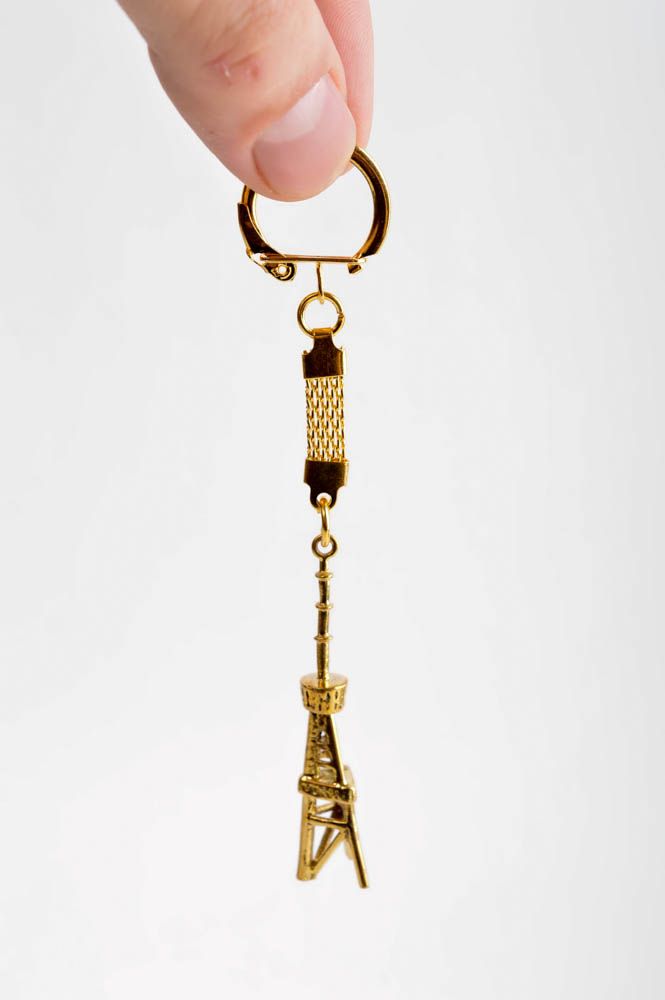 Unusual handmade metal keychain handmade accessories cool keyrings gift ideas photo 5