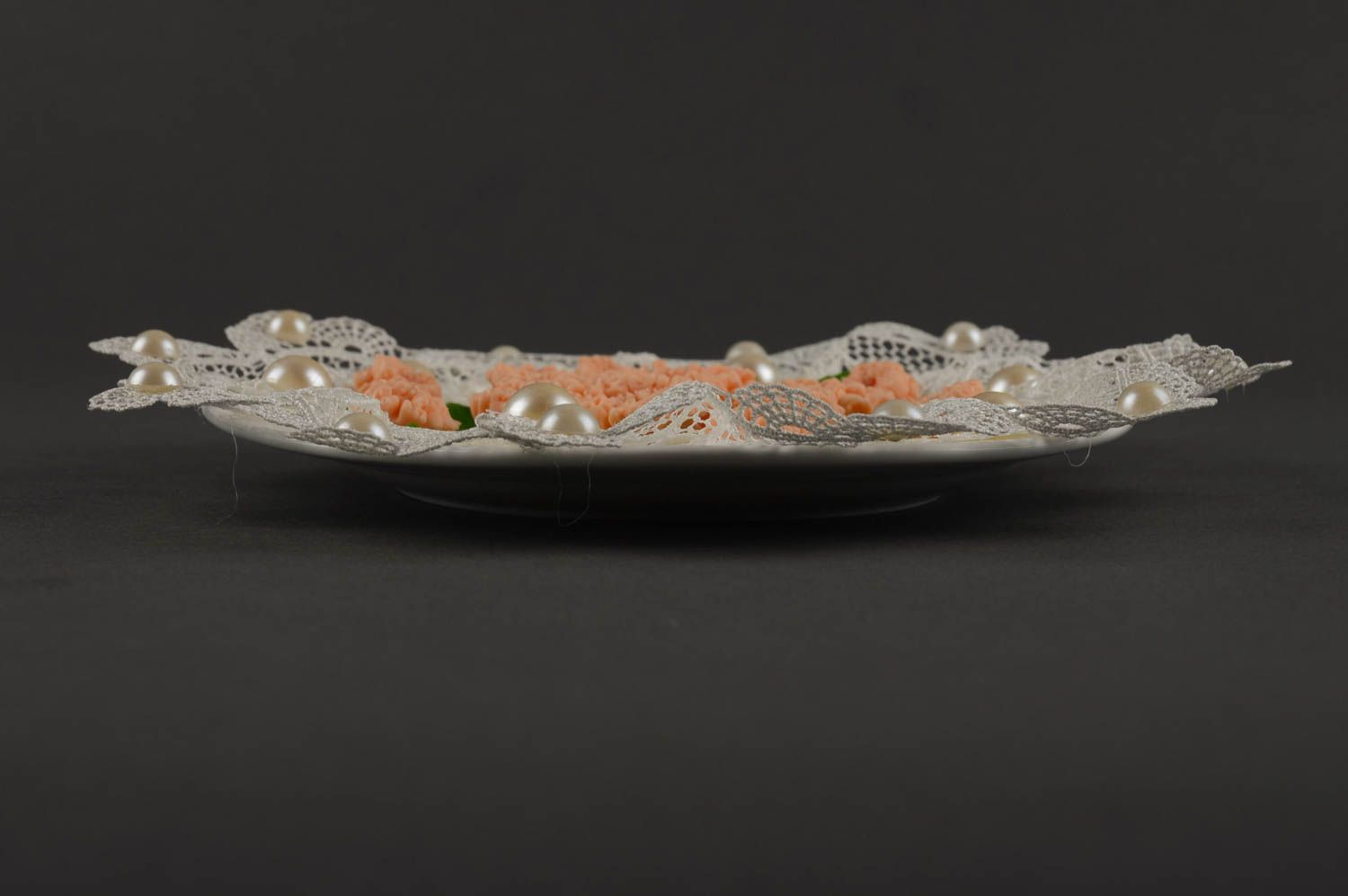 Plato de cerámica hecho a mano para casa utensilio de cocina regalo original foto 5
