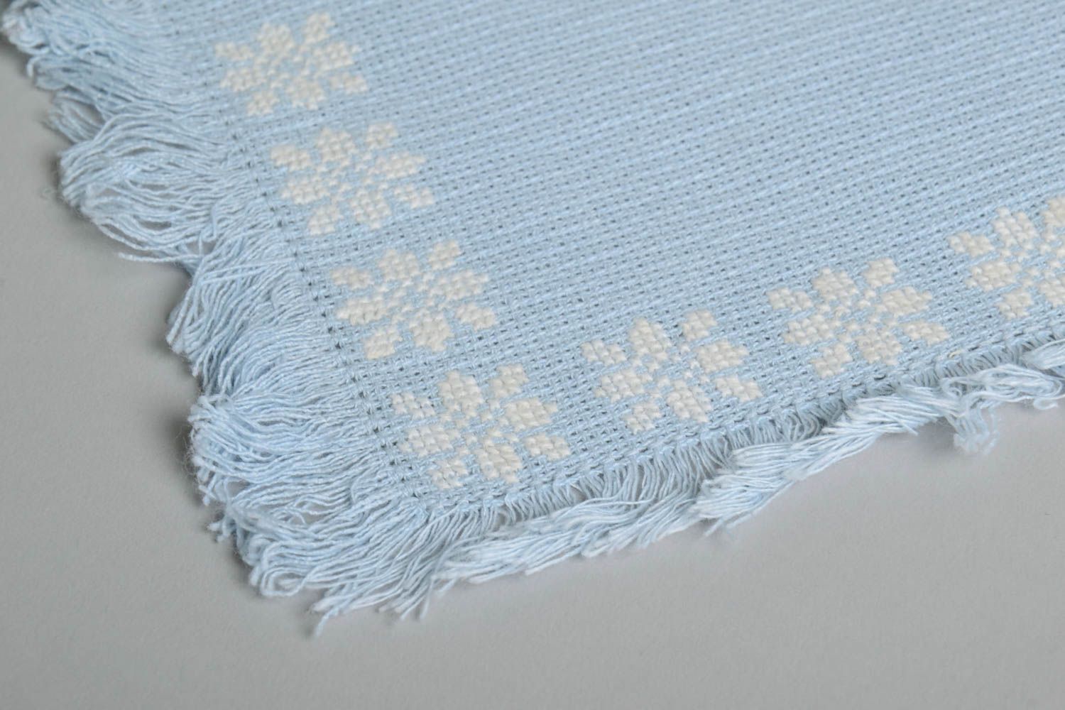 Handmade textile napkin table napkin with embroidery home decor table decor photo 5