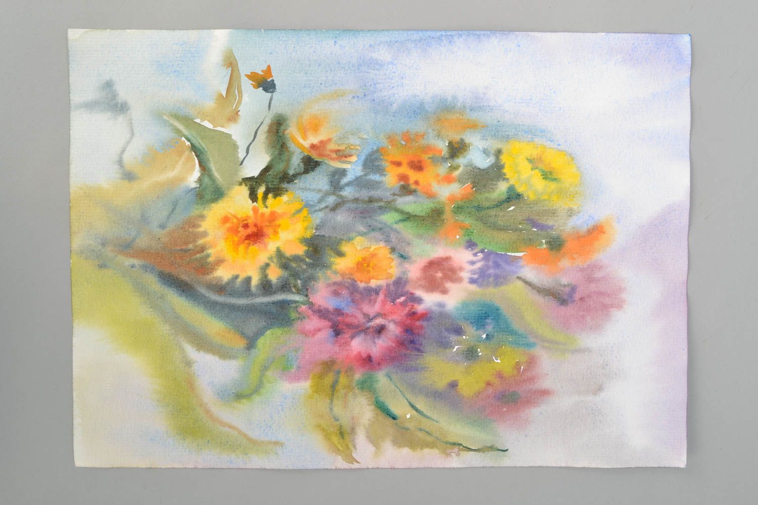 Wall painting Bouquet photo 2