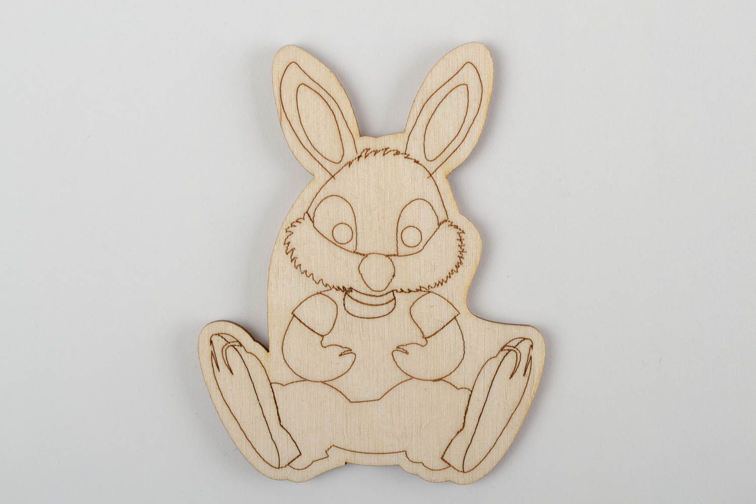 Figura para pintar hecha a mano regalo original decoración creativa Conejo foto 3