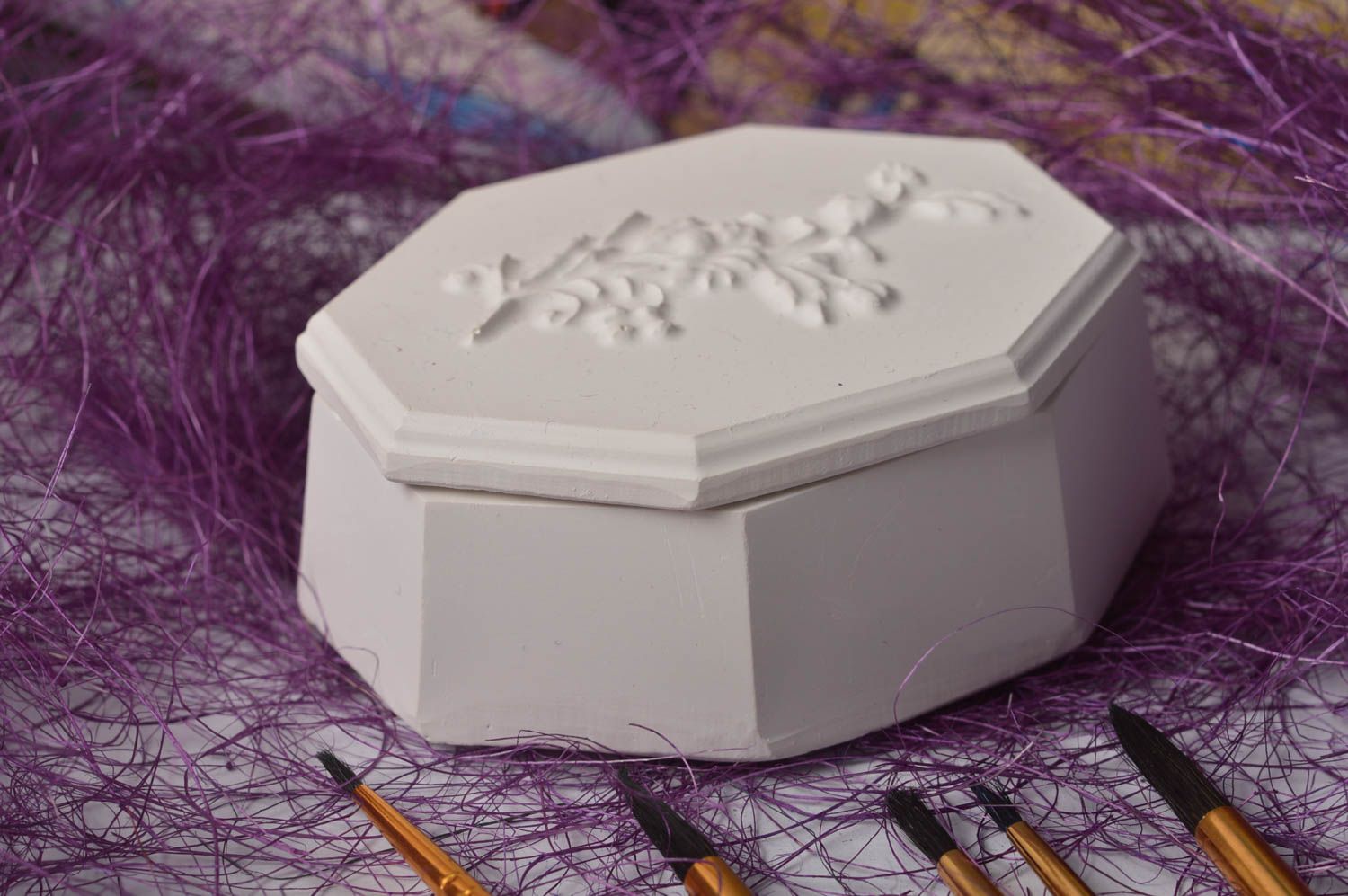 Caja para decorar artesanal decoración de interior elemento decorativo foto 1
