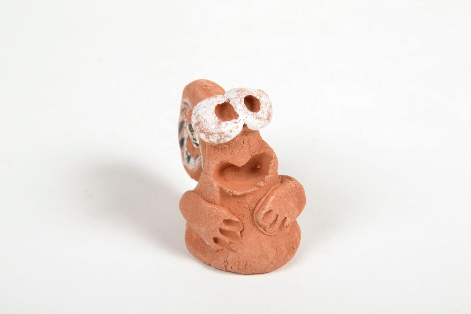 Figurine en céramique faite main écureuil photo 4