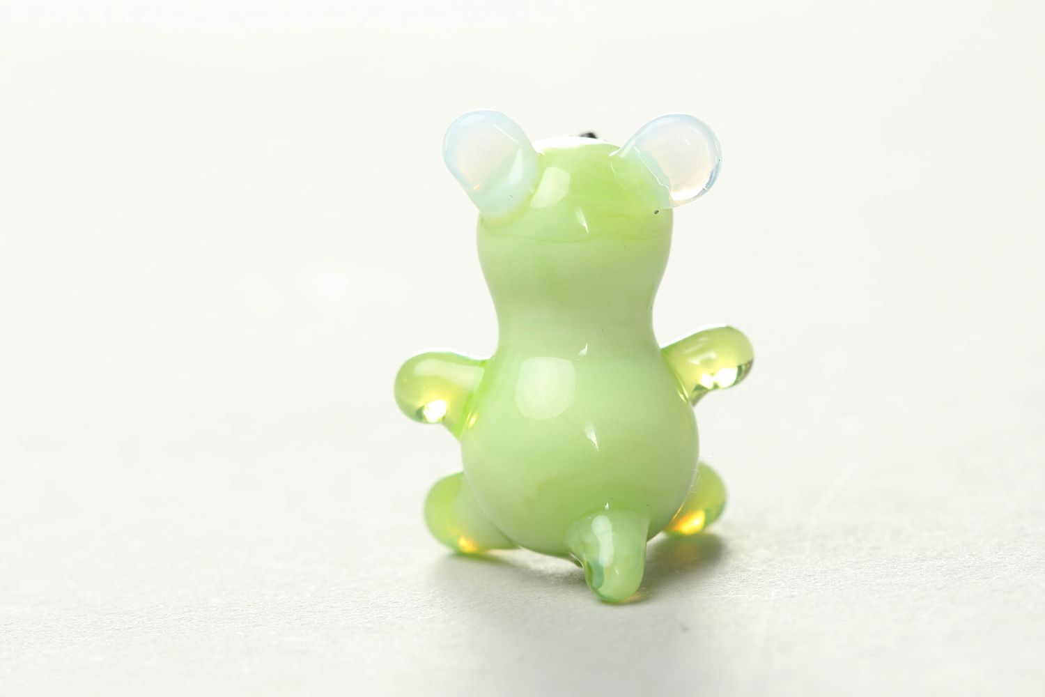 Handmade glass figurine Bear Cub photo 3