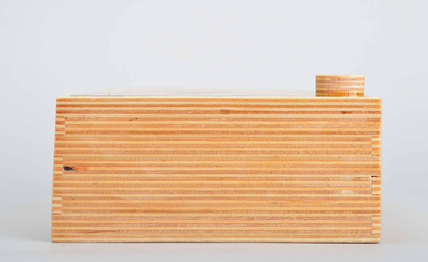 Large designer rectangular jewelry box made of plywood handmade home decor ideas photo 5