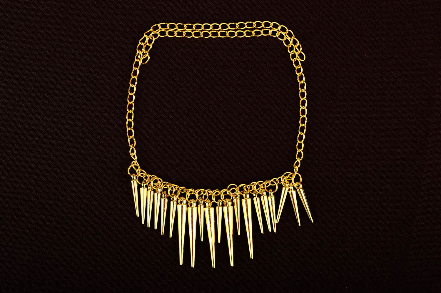 Schmuck Halskette handmade Damen Collier Accessoire für Frauen in Gelb foto 1