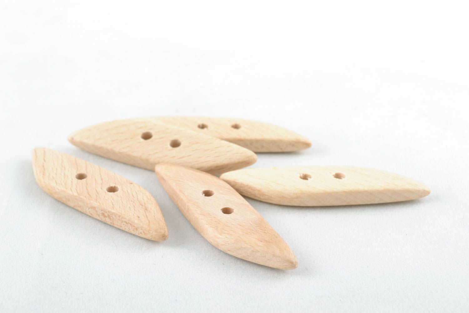 Set of wooden buttons photo 2