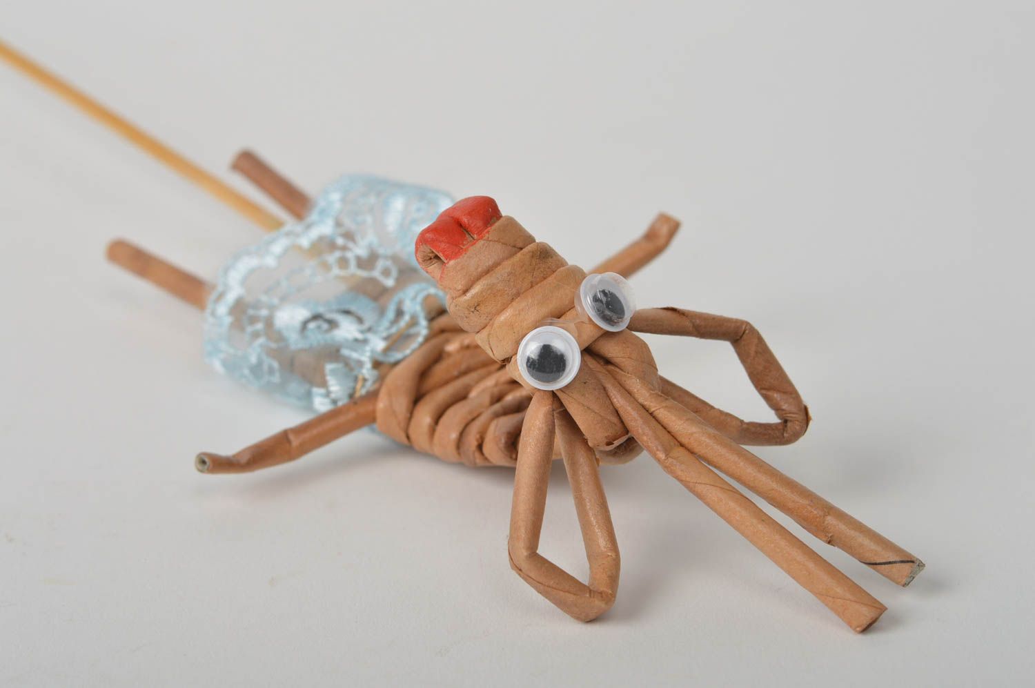 Игрушка ручной работы декор для дома интерьерная игрушка из бумаги Коза фото 5