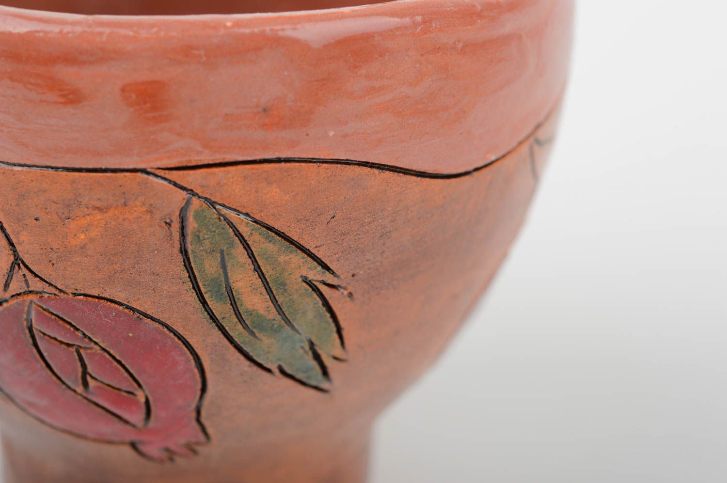 Keramik Handarbeit Öko Ton Becher cooles Geschirr ausgefallenes Geschenk  foto 4