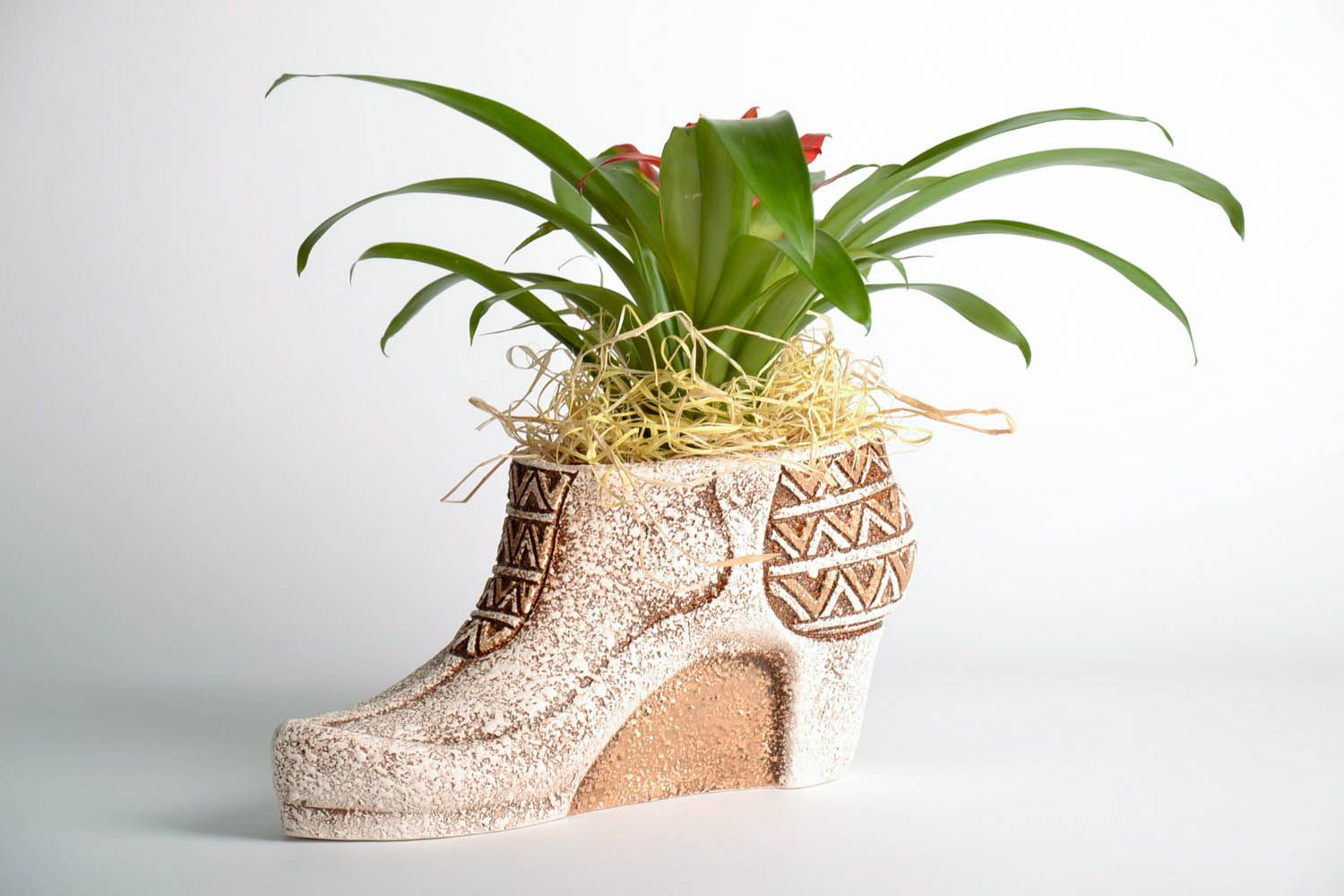 Vaso de cerâmica Sapato foto 1