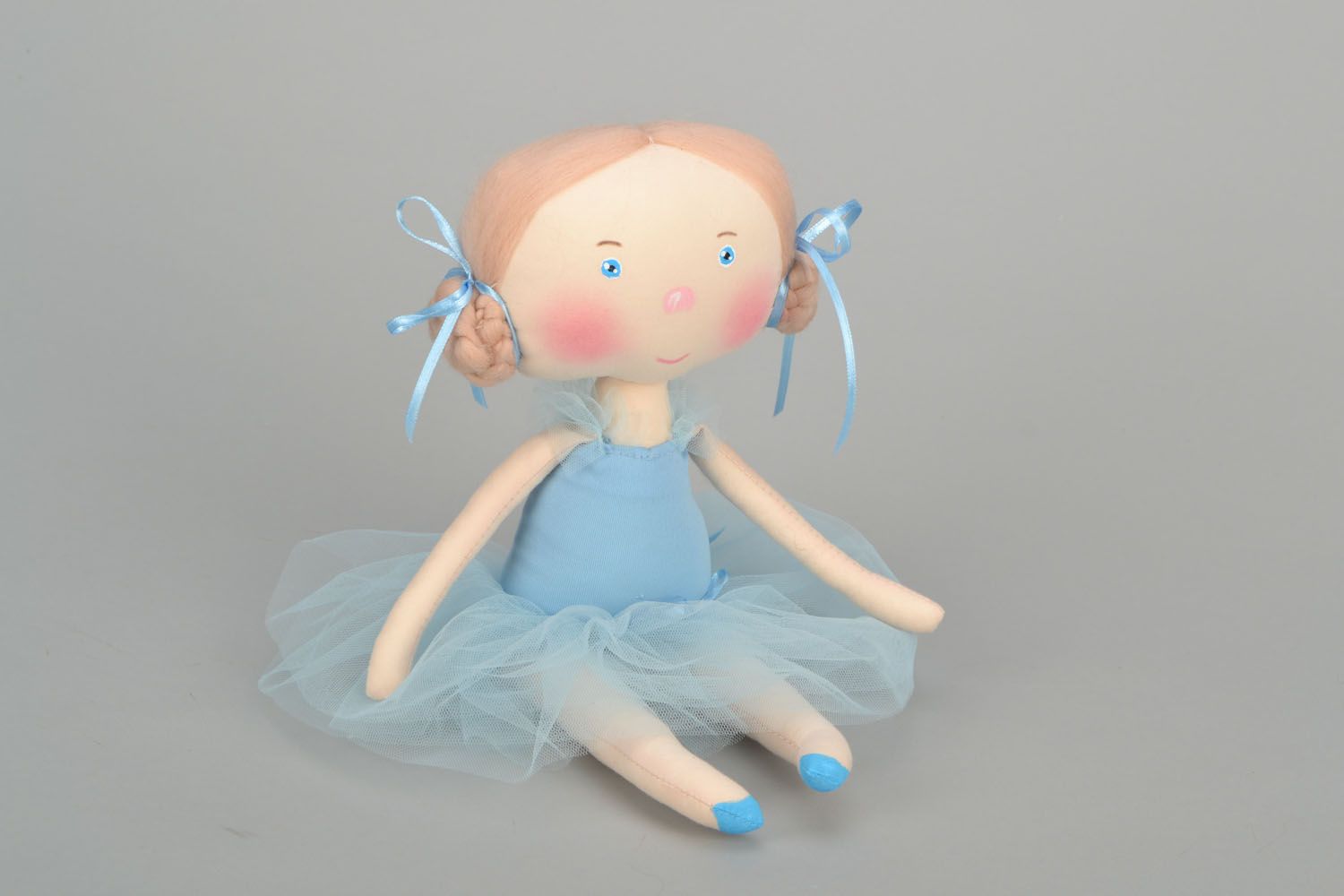 Текстильная кукла Балерина фото 1
