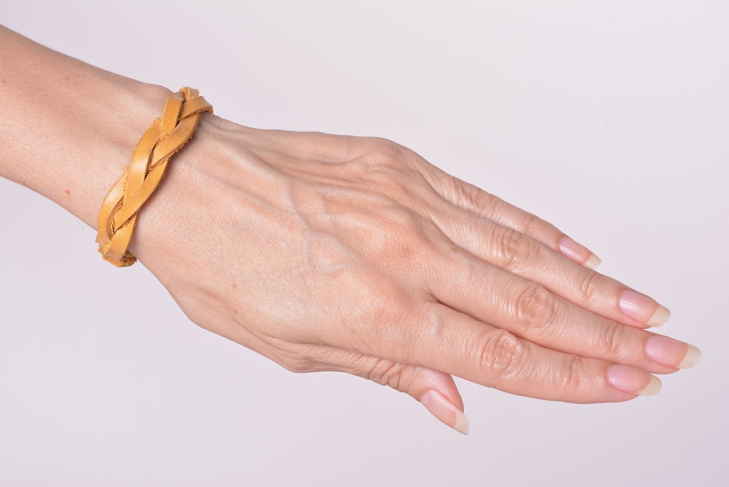 Браслет ручной работы браслет из кожи модный браслет дизайнерское украшение кожа фото 3