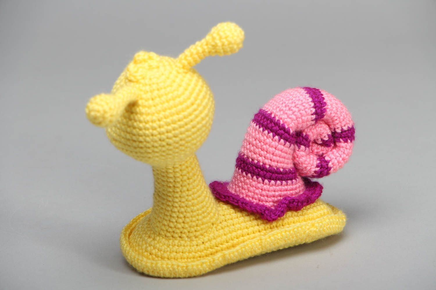 Charming crochet toy Snail photo 3
