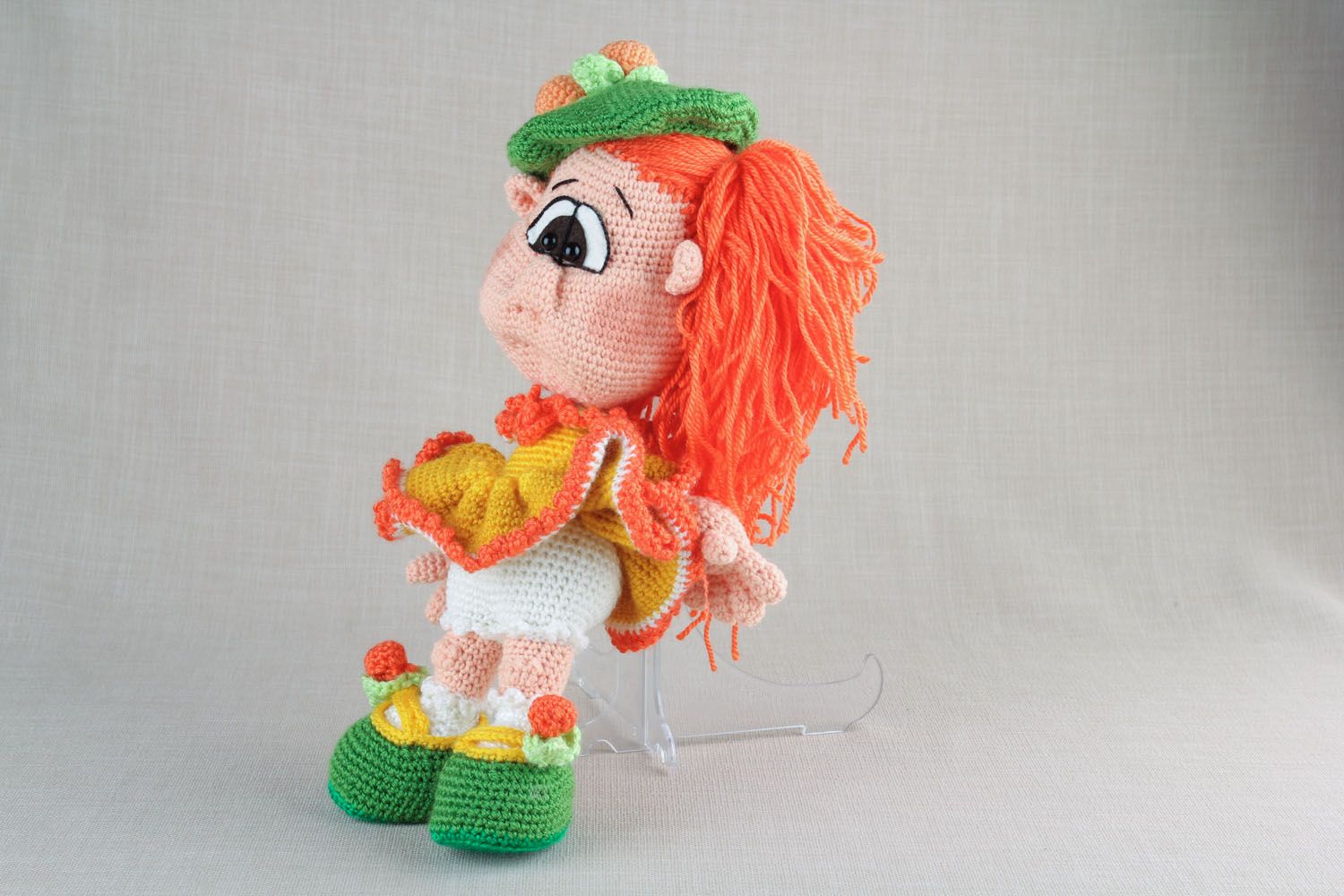 Crochet toy Orange Girl photo 4