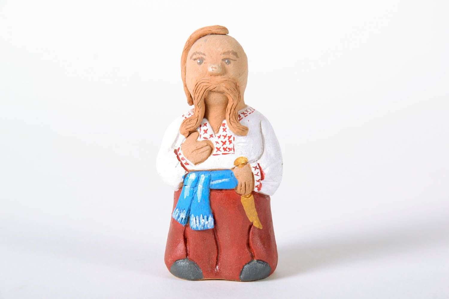 Figurine en céramique faite main Cosaque photo 2