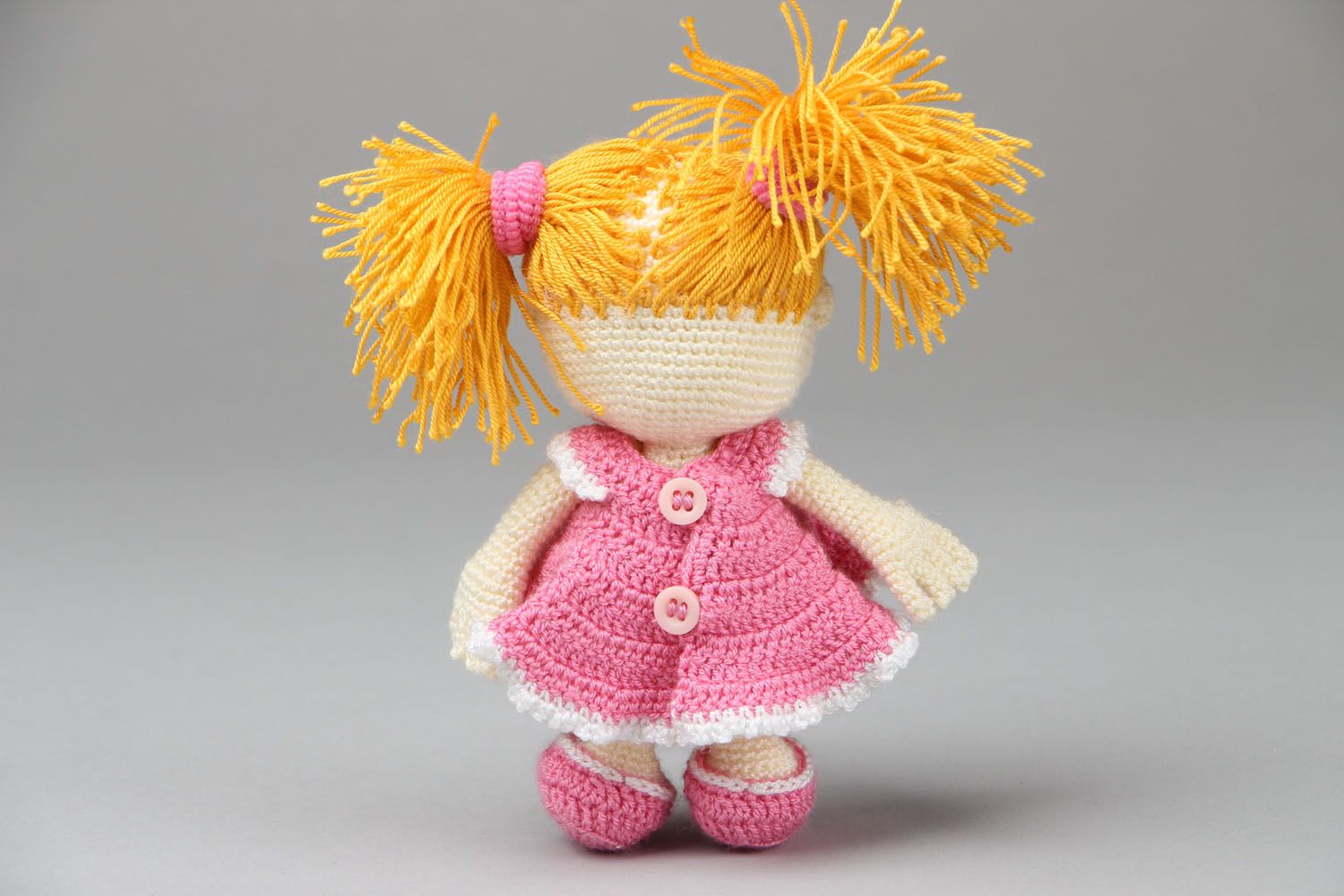 Handmade crocheted toy Naughty Girl photo 3