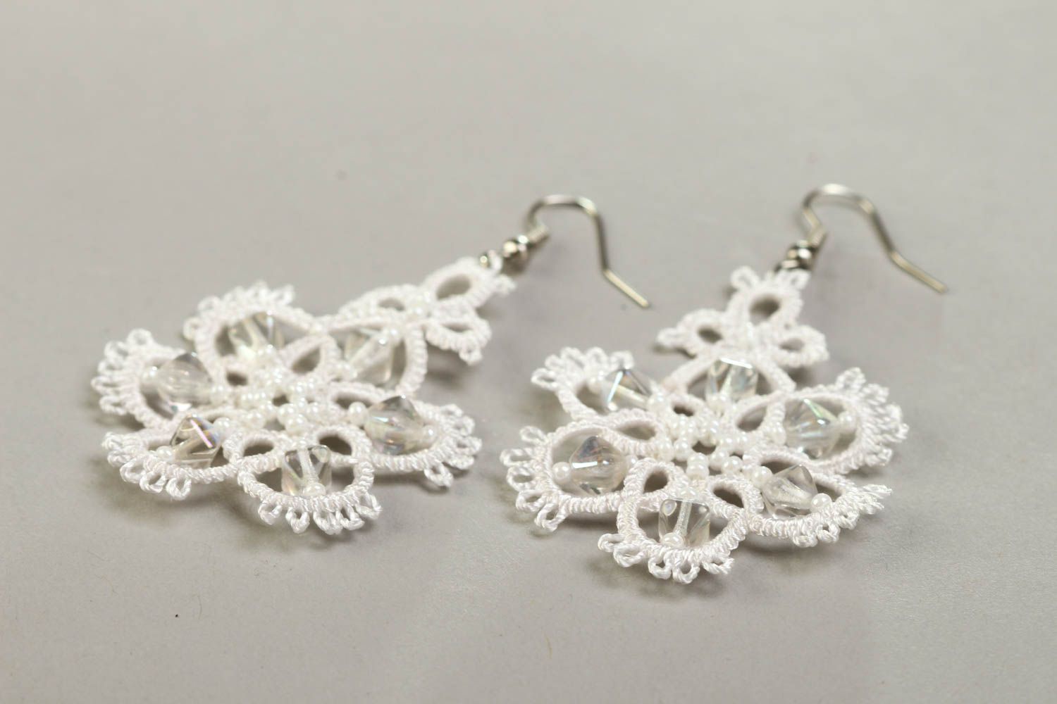 Stylish handmade textile earrings cool jewelry designs fashion accessories photo 3