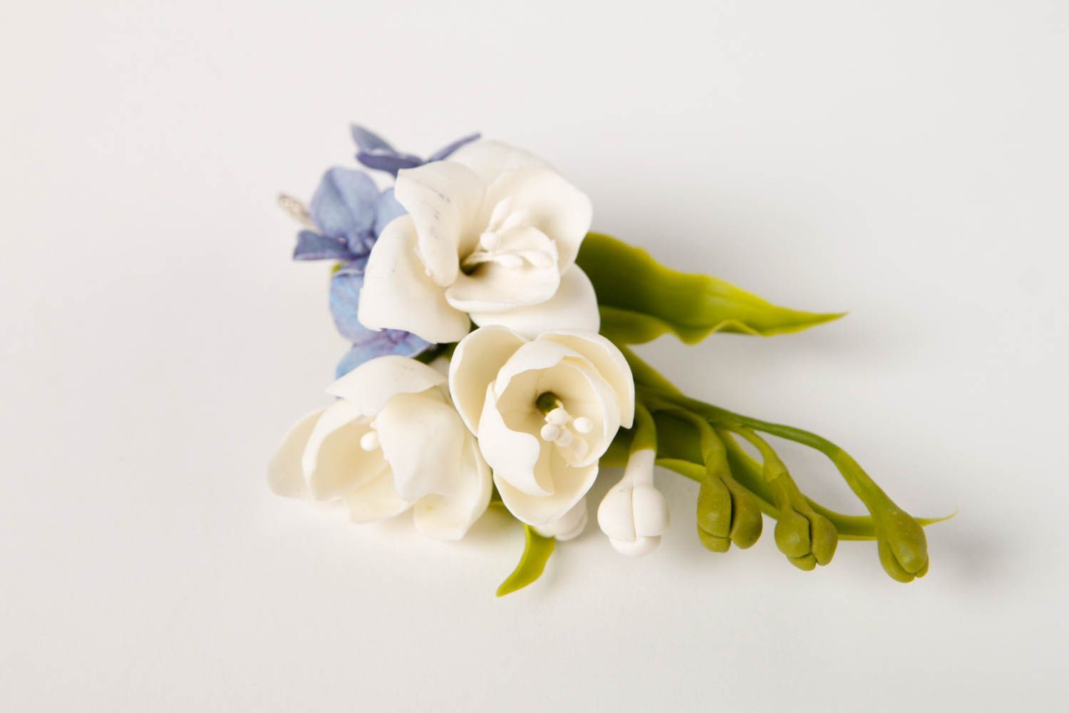 Handmade Designer Schmuck Brosche Modeschmuck Geschenk für Frauen Blumenstrauß foto 4