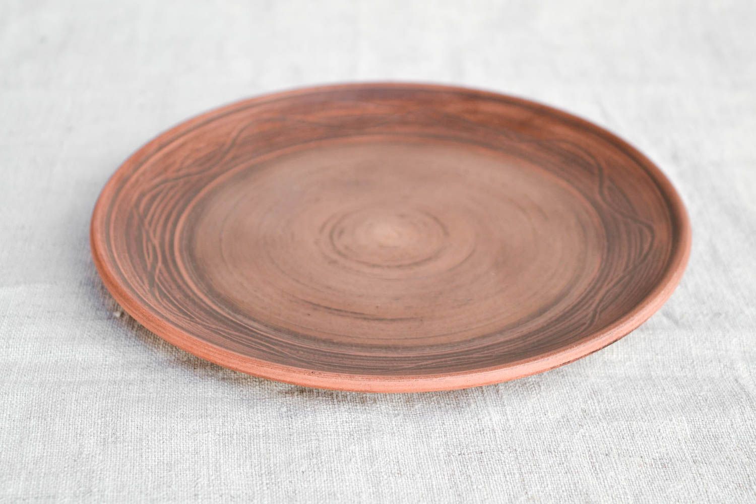 Handmade ceramic plate serving plate casual dinnerware everyday dishes photo 4