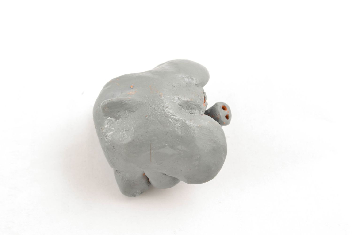 Figurilla cerámica con forma de elefantito  foto 5