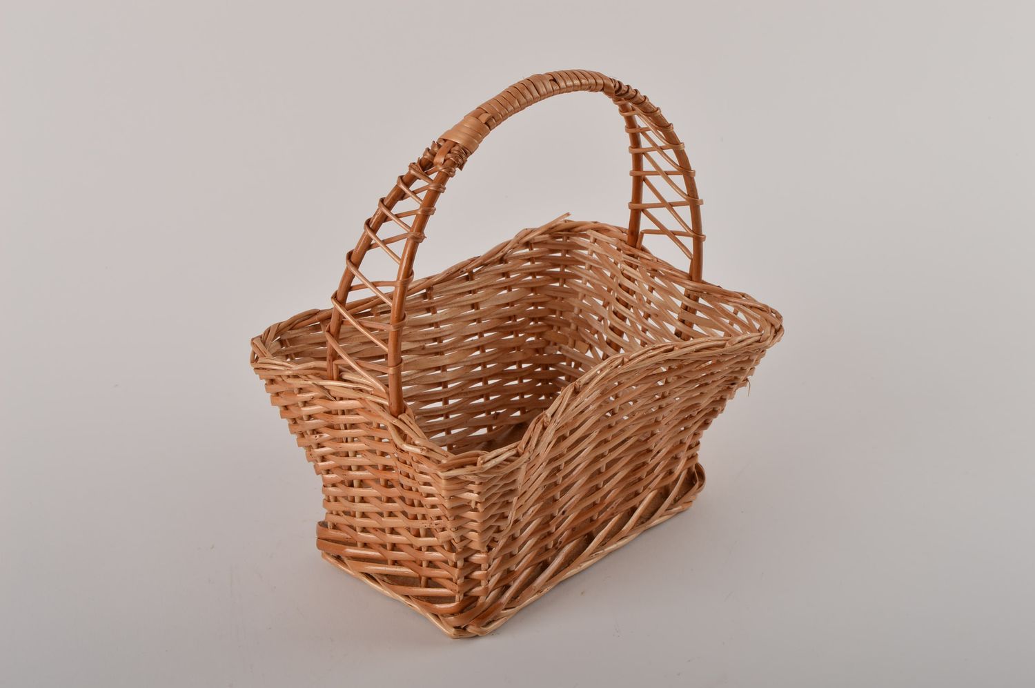 Handmade designer woven basket beautiful decorative basket unusual present photo 3