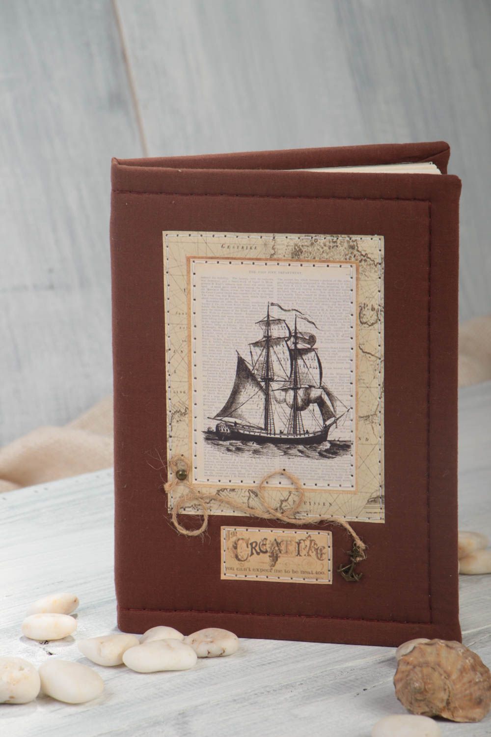 Stylish handmade notebook scrapbook designs handcrafted stationery ideas photo 1