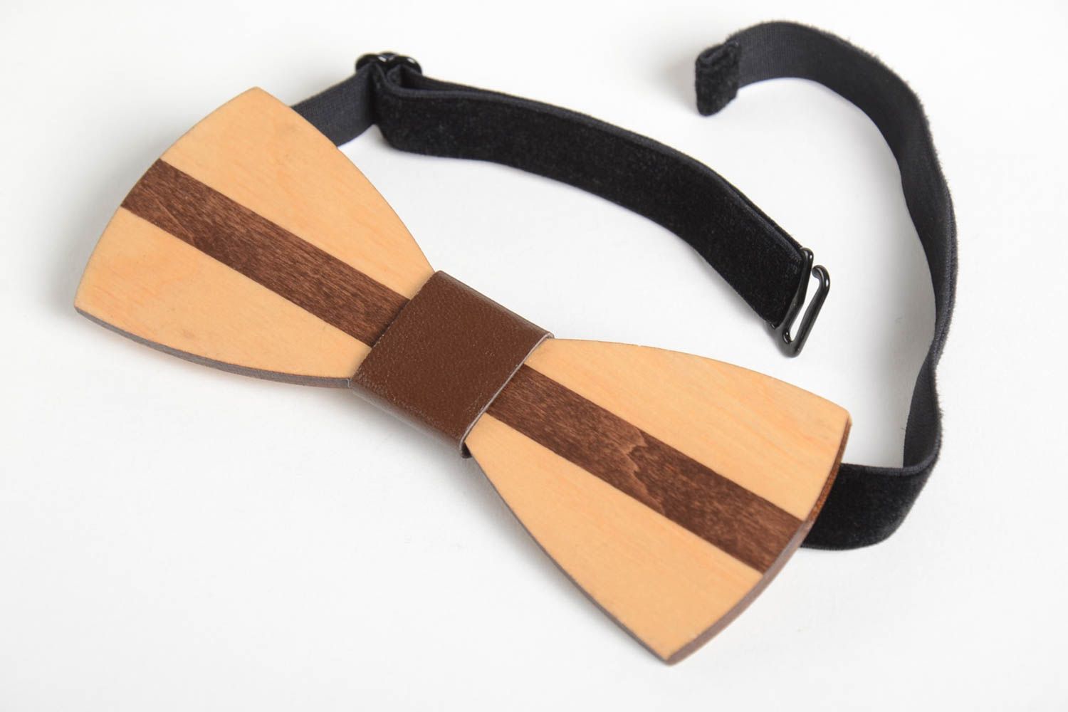 Wood bow tie handmade wooden tie wooden bow designer accessories gifts for him photo 5