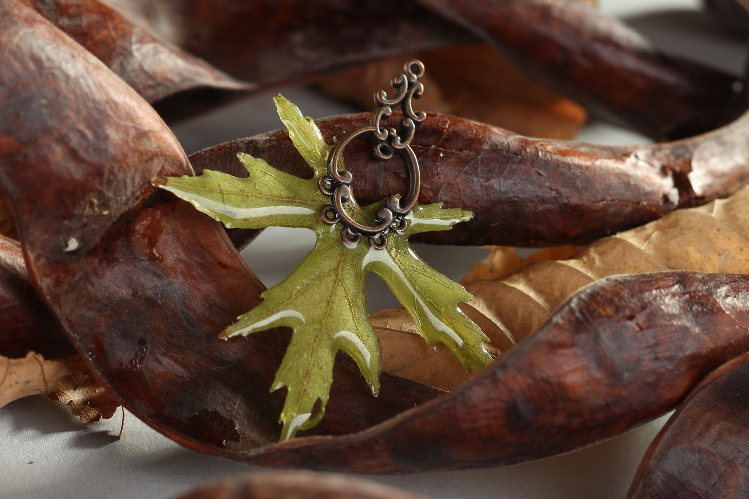 Handmade pendant designer pendant epoxy accessory for women gift ideas photo 1