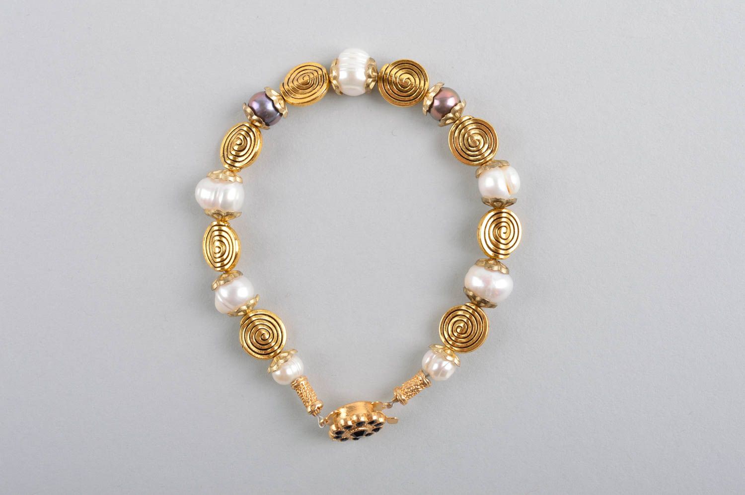 Pearl bracelet handmade jewelry designer accessories bracelets for women photo 3