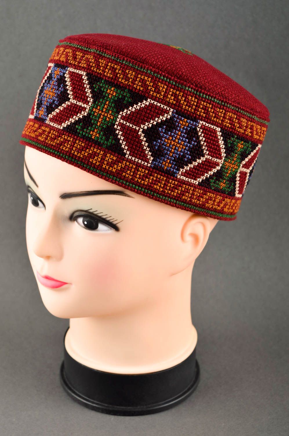 Handmade mens hat textile hat design warm headwear ideas fashion accessories photo 1